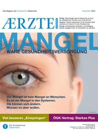 AERZTE Steiermark 12/2022 Cover