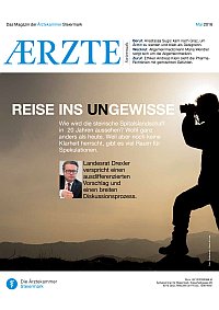 AERZTE Steiermark Cover 05/2016