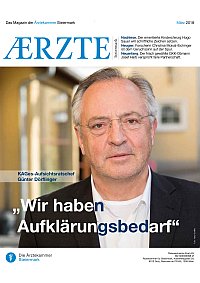 AERZTE Steiermark 03/2018 Cover