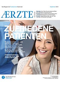 AERZTE Steiermark 09/2018 Cover