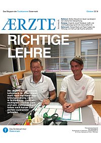 AERZTE Steiermark 10/2018 Cover