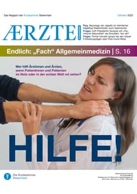 AERZTE Steiermark 10/2022 Cover