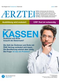 AERZTE Steiermark 01/2023 Cover