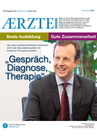AERZTE Steiermark 11/2023 Cover