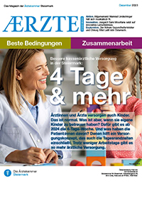 AERZTE Steiermark 12/2023 Cover