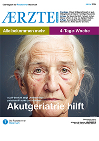 AERZTE Steiermark 01/2024 Cover