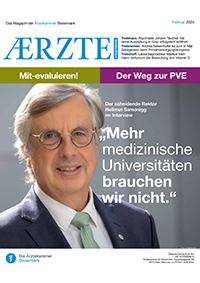 AERZTE Steiermark 02/2024 Cover